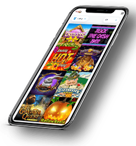 Die Merkur Slots Webseite, dargestellt auf dem Display eines Smartphones.