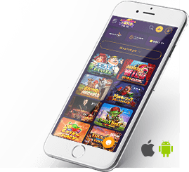 Mobil-optimierte Webseite von iWildCasino für iOS und Android