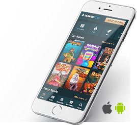 Die mobile LegendPlay Webseite für iOS und Android Endgeräte