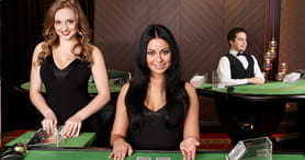 Kompetent und dezent: die Croupiers des Live Casimba Casinos.