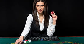 Eine Gruppe von Live Dealern im Lottoland Casino.