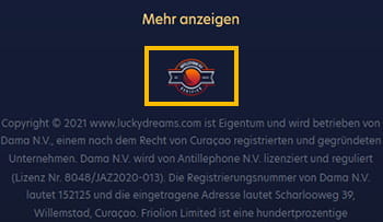 Lucky Dreams Footer