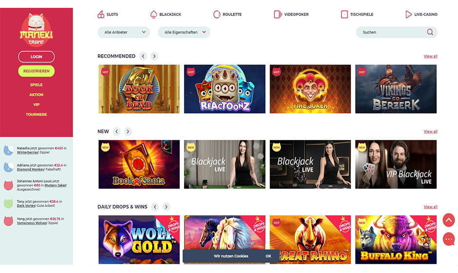 Maneki Casino Erfahrungen: Spiele, Bonus & Schutz vor Betrug
