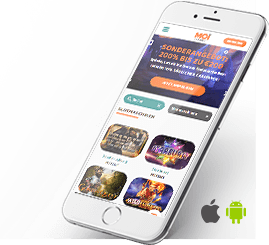 Die mobile MoiCasino Web-App ist sowohl für iOS als auch für Android verfügbar.