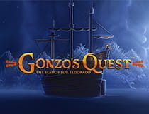 Das Bild zeigt den Spielautomaten Gonzo´s Quest.