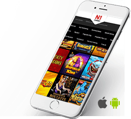 Das mobile N1 Casino auf einem Smartphone. Verfügbar für iOS und Android Geräte.