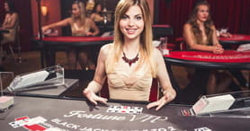 Der Live Dealer Bereich im Nomini Casino.
