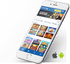 Die mobile Nucleonbet Webseite für iOS und Android