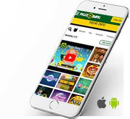 Spiele von Piggy Bang auf einem Smartphone.