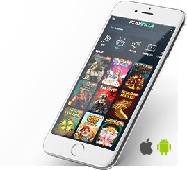 Das mobile Casino von PlayZilla für Nutzer mit iOS- und Android Endgeräten.
