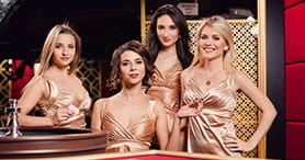 Live Dealer Casino bei Roobet.