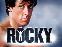 Das Bild zeigt den Slot Rocky.