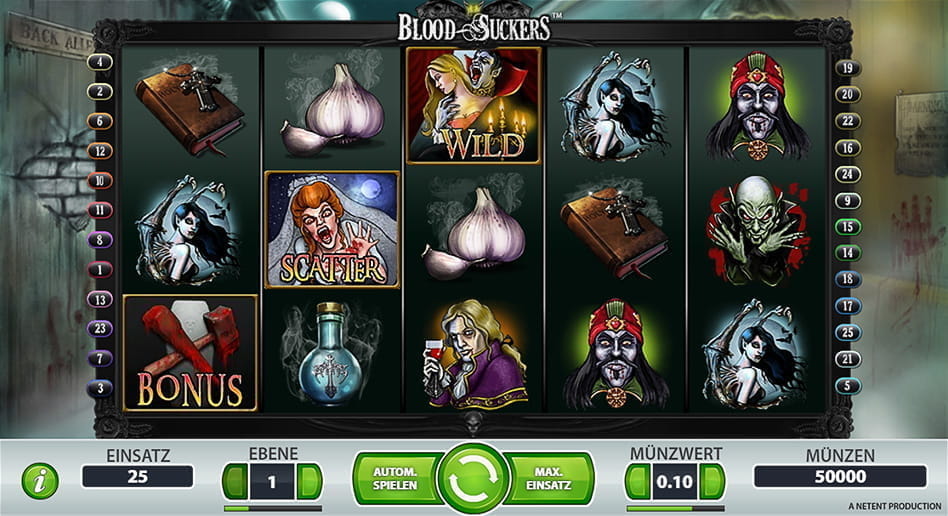Vorschaubild für das kostenlose Demospiel - hier Blood Suckers online spielen