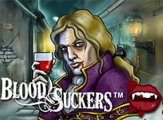 Hier könnt ihr das blutige Vampir-Vergnügen Blood Suckers von NetEnt gratis spielen