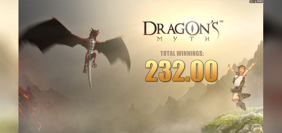 Ein großer Gewinn beim Dragon's Myth Online Slot