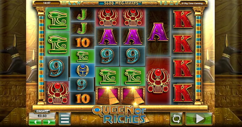 Hier siehst du den Spielablauf von Queen of Riches