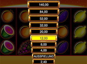 Die Risikoleiter beim Blazing Star Spielautomat