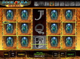 Hier sind die Bonusrunden von Book of Ra Magic abgebildet.