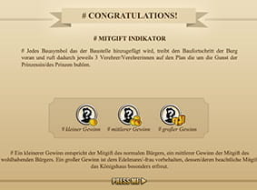 Je teurer die Burg gebaut wurde, umso höher sind die Mitgiften der Verehrer