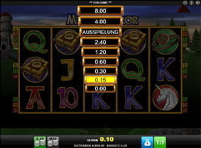 Die Risikoleiter des Magic Mirror Online Slots