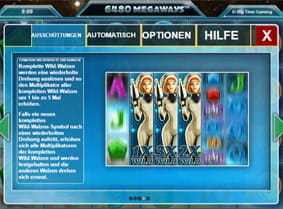 Die Erklärung der Multiplier Funktion beim Spielautomaten Starquest.