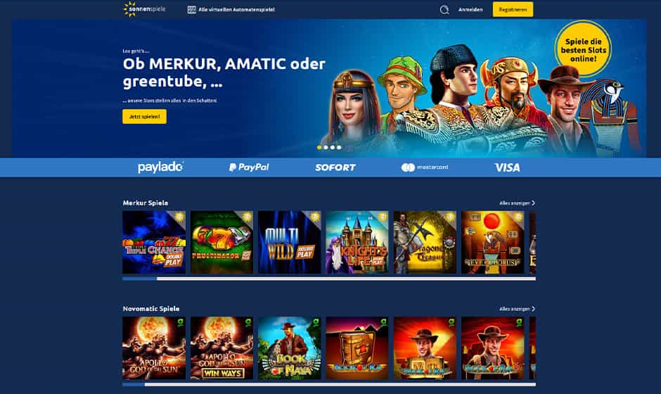 Die Sonnenspiele Startseite