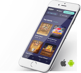 Die Spiele im SpinAway Casino können auf iOS und Android Geräten genutzt werden.