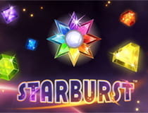 Der Online Spielautomat Starburst.