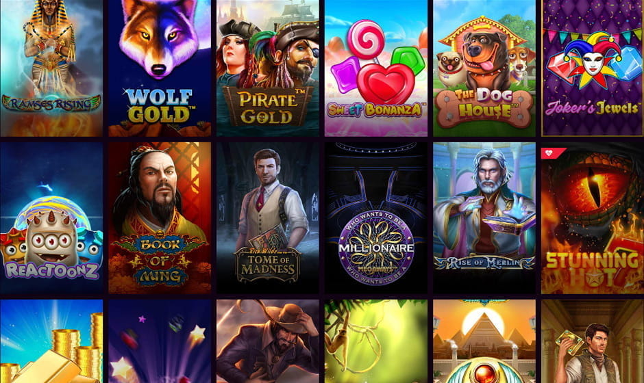 Die Startseite des LV BET Casinos.