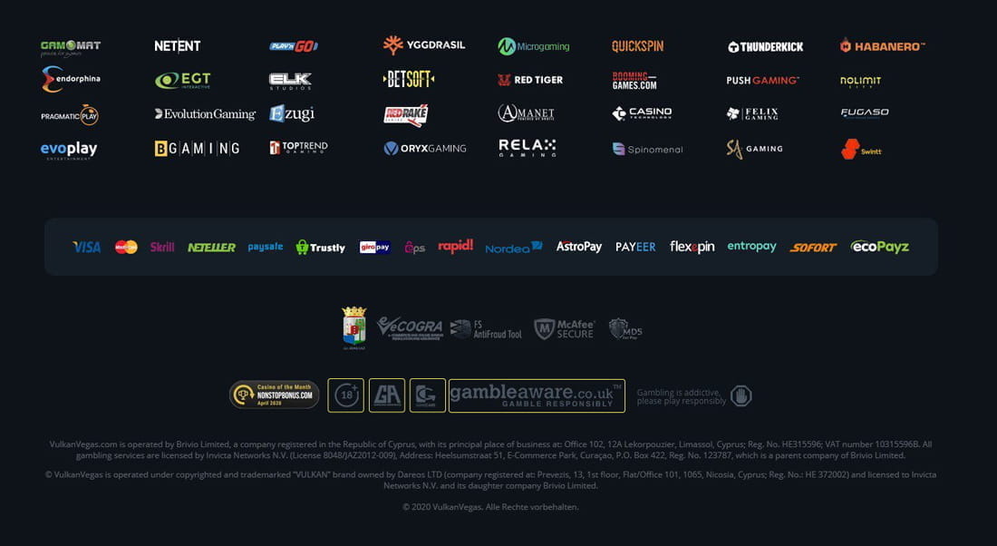 Vulkan Vegas vulkan vegas casino Kasyno Opinie