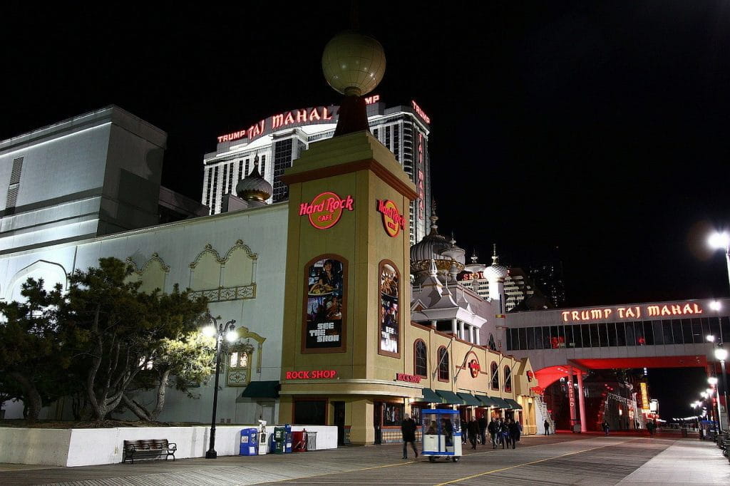 Die Außenansicht des Hard Rock Casinos in Atlantic City.