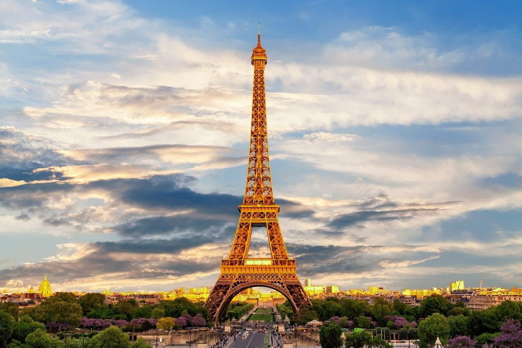 Eiffelturm in Frankreich.