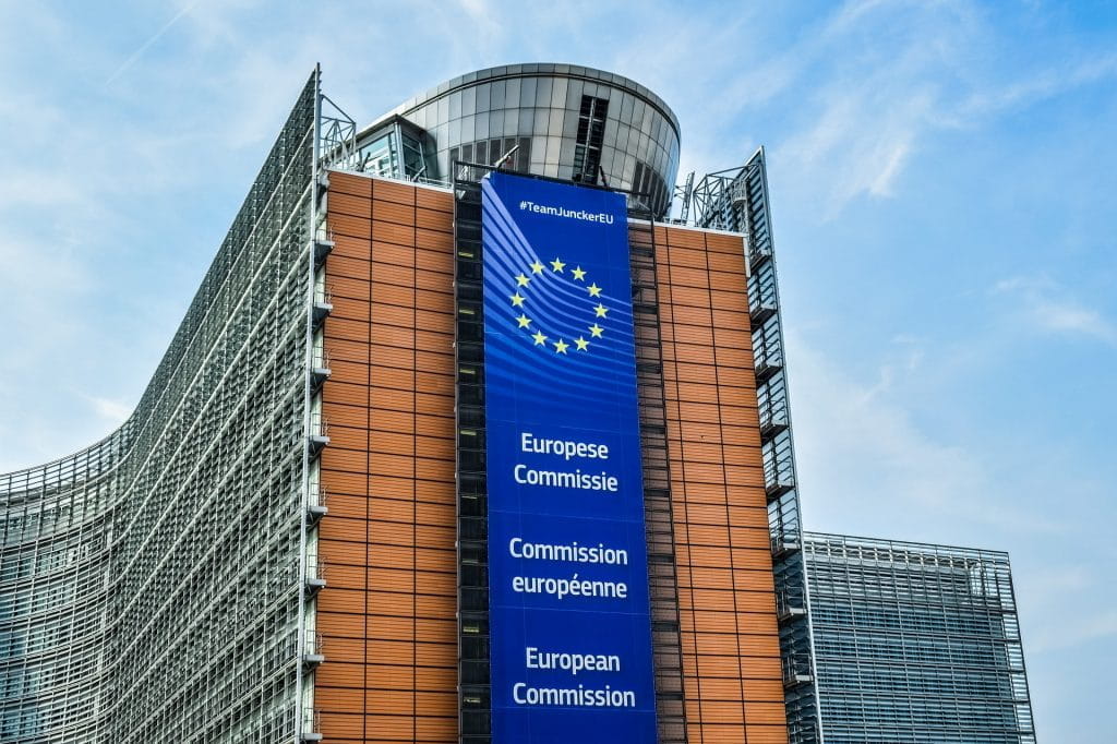 Gebäude der EU-Kommission in Belgien.