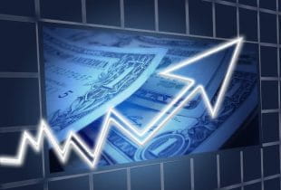 Symbolischer Wertekurs des US-Dollars.