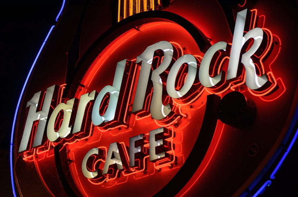 Logo Das dari Hard Rock-Cafés.