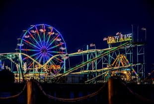 Ein Freizeitpark in Atlantic City.