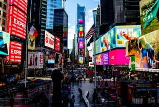 Der Times Square in New York City.