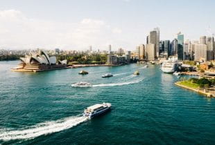 Der Hafen von Sydney.
