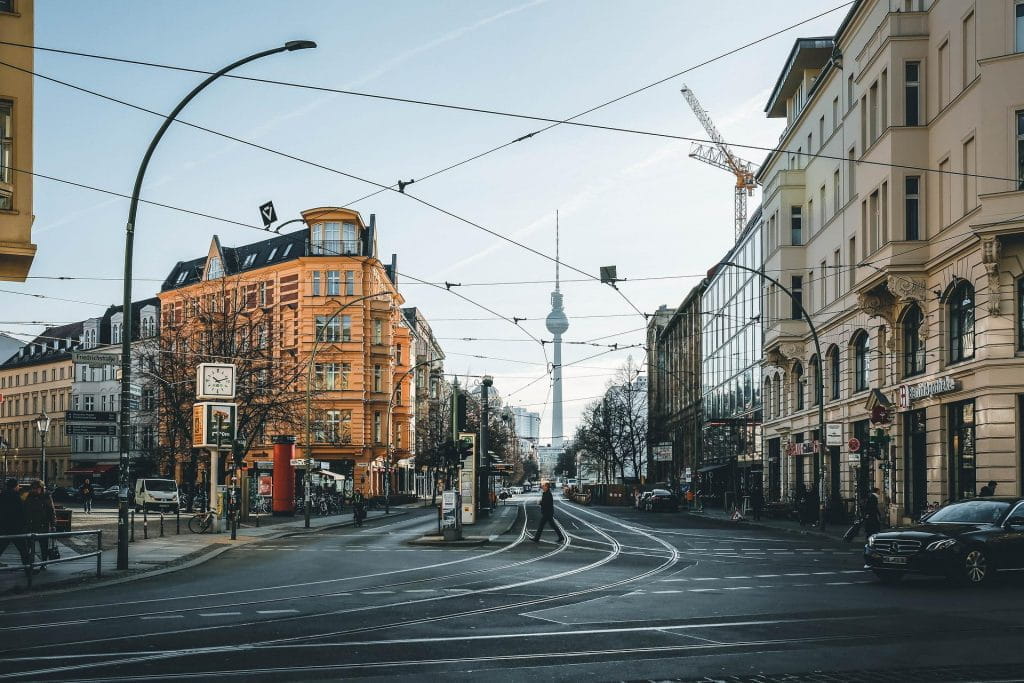 Die Berliner Innenstadt.