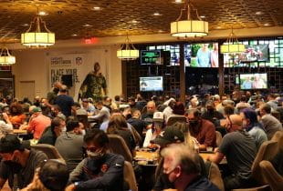 Ein Pokerturnier im Caesars Palace in Las Vegas.
