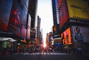 Der Times Square in New York City.