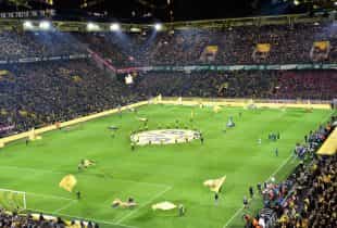 Ein Heimspiel des BVB im Signal-Iduna-Park.