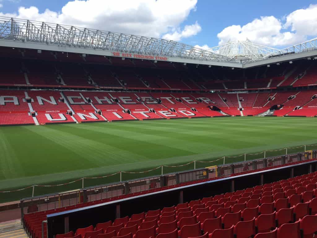 Das Innere des „Old Trafford“ in Manchester.