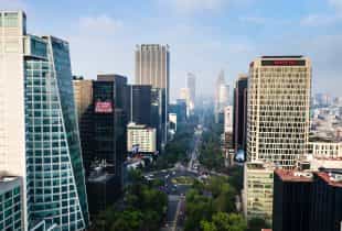 Avenida Paseo de la Reforma in Mexiko-Stadt.