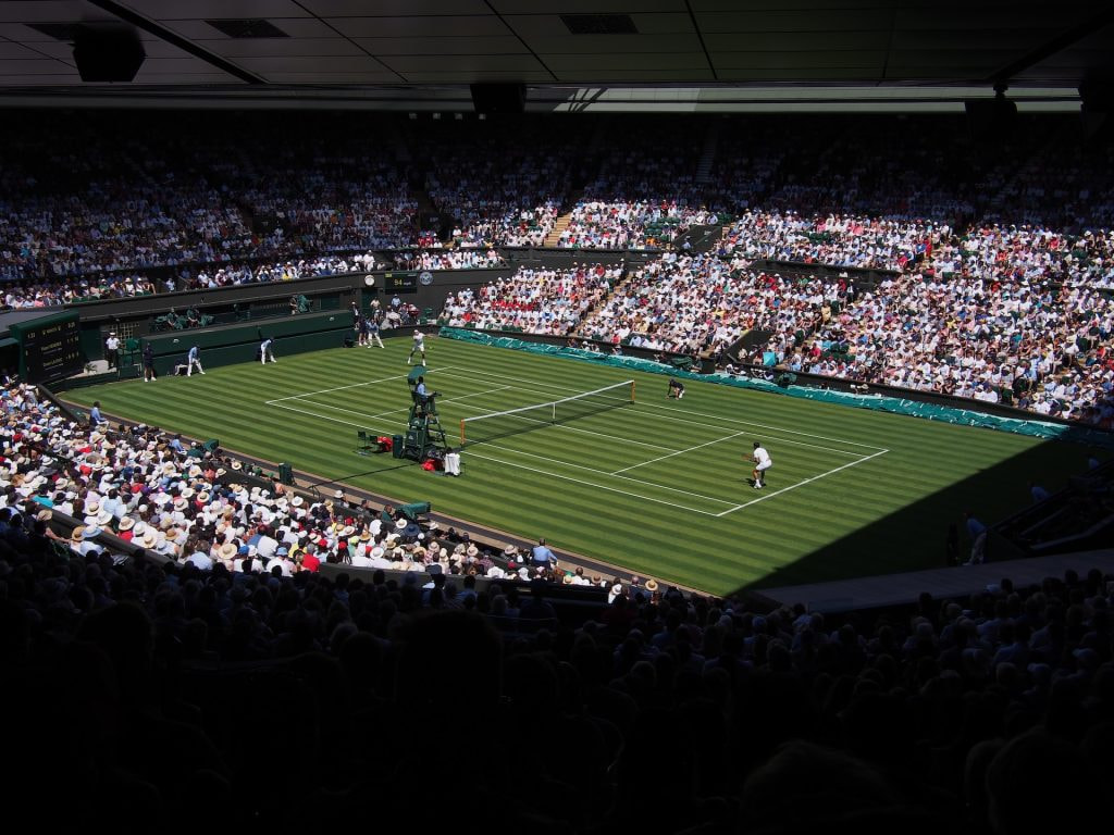 Der Centre Court in Wimbledon.