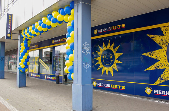 Eröffnung des neuen Merkur Bets Wettbüros in Duisburg
