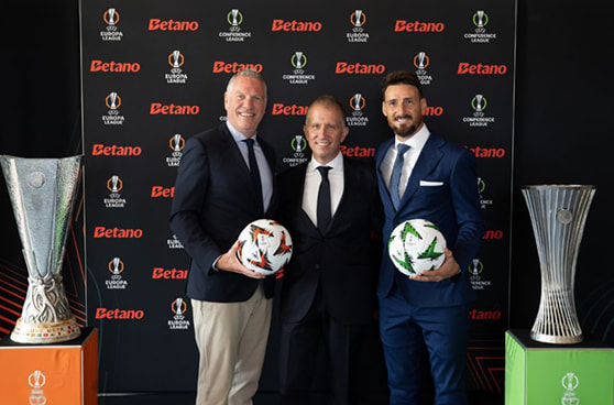Betano wird globaler Sponsor der UEFA Europa League und der UEFA Conference League
