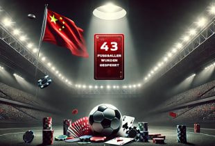43 Fußballer in China wegen Glücksspiel und Manipulation gesperrt.