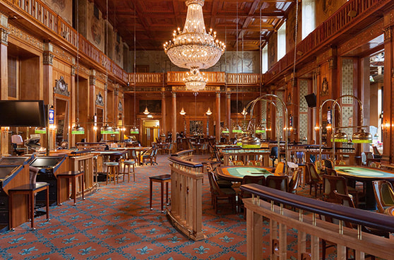 Die historische Wiesbadener Spielbank im Kurhaus.