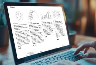 Computerbildschirm zeigt die Startseite des FaktenHub mit Informationen zur deutschen Automatenwirtschaft.